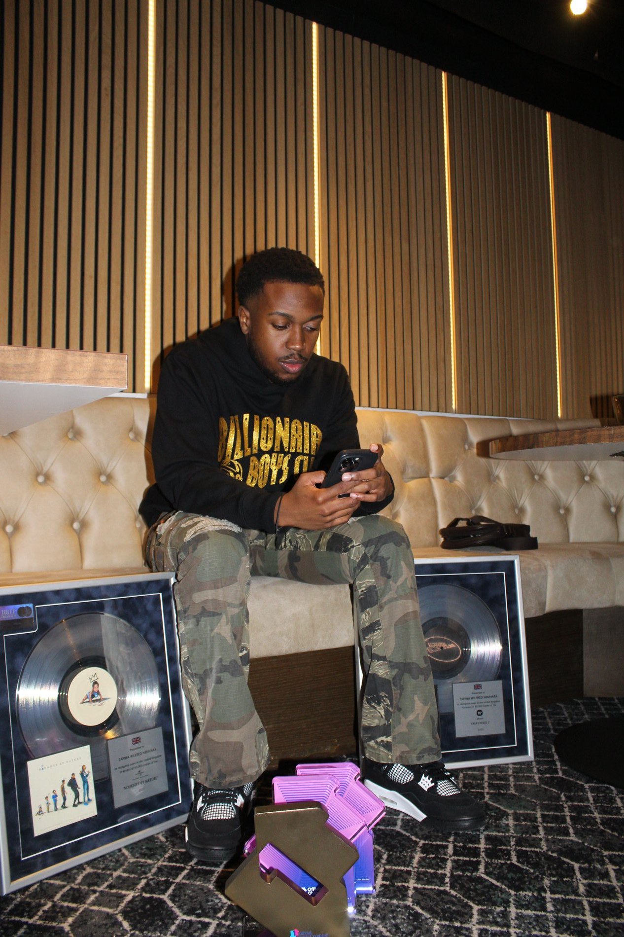 Taps in the studio